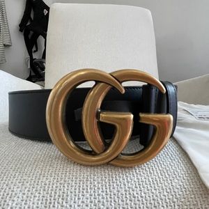 Authentic Gucci GG Logo belt size 110